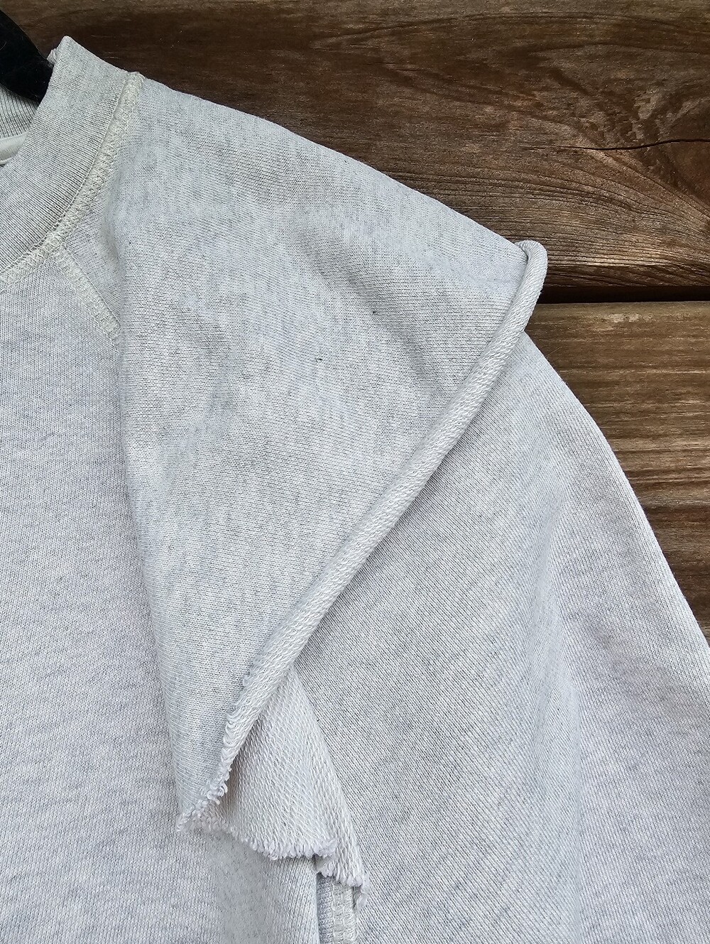 Something Navy Beige Ruffle Shoulder Sweatshirt Jogger Set Size M Lounge Set - Picture 4 of 13